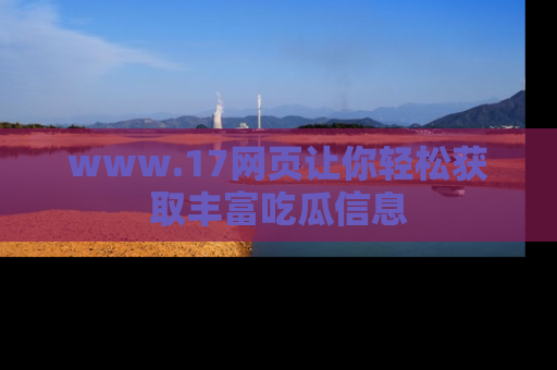 www.17网页让你轻松获取丰富吃瓜信息