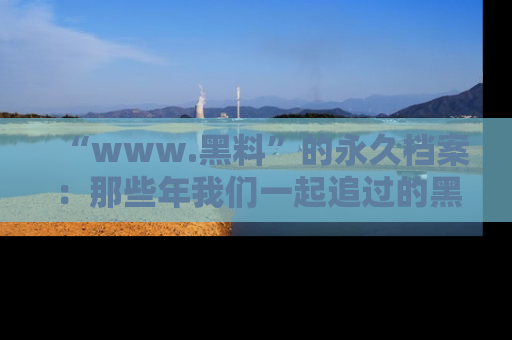 “www.黑料”的永久档案:那些年我们一起追过的黑料真相