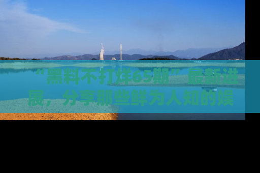 “黑料不打烊65期”最新进展,分享那些鲜为人知的娱乐八卦