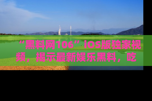 “黑料网106”iOS版独家视频,揭示最新娱乐黑料,吃瓜不停!