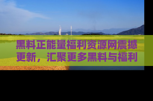 黑料正能量福利资源网震撼更新，汇聚更多黑料与福利！