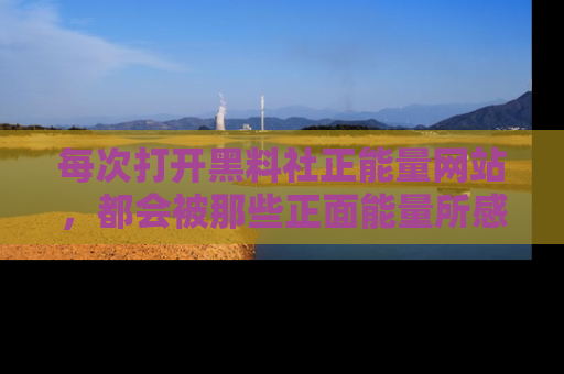 每次打开黑料社正能量网站，都会被那些正面能量所感染，一起加入不打烊的快乐吧！