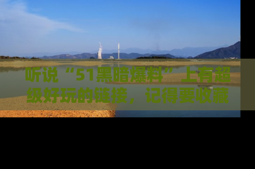 听说“51黑暗爆料”上有超级好玩的链接,记得要收藏哦!